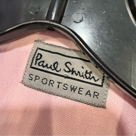 Paul Smith Men’s Button Down Shirt Pink Short Sleeve Size Medium - Picture 5 of 11